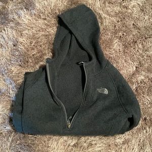 Used The North Face hooded 1/2 zip.